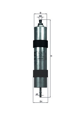 Mahle Kraftstofffilter [Hersteller-Nr. KL104] für Alpina, BMW
