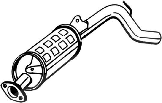 Bosal Endschalldämpfer [Hersteller-Nr. 283-493] für Daewoo