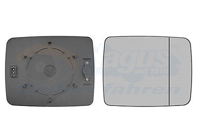 Van Wezel Spiegelglas, Außenspiegel [Hersteller-Nr. 3099838] für Mercedes-Benz