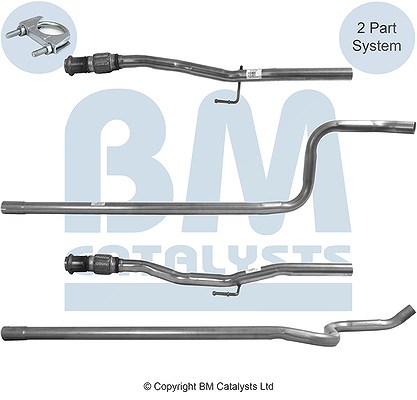 Bm Catalysts Abgasrohr [Hersteller-Nr. BM50326] für Peugeot