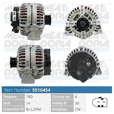 Meat & Doria Generator [Hersteller-Nr. 5510454] für Mercedes-Benz