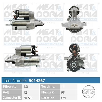 Meat & Doria Starter [Hersteller-Nr. 5014267] für Ford