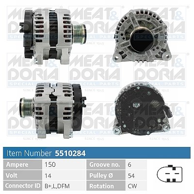 Meat & Doria Generator [Hersteller-Nr. 5510284] für Ford, Volvo