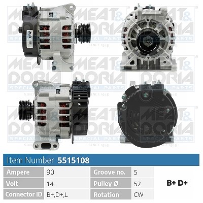 Meat & Doria Generator [Hersteller-Nr. 5515108] für Mercedes-Benz