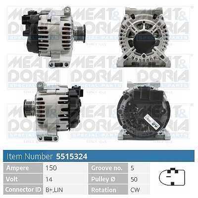 Meat & Doria Generator [Hersteller-Nr. 5515324] für Mercedes-Benz, Smart