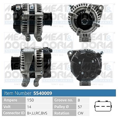 Meat & Doria Generator [Hersteller-Nr. 5540009] für Land Rover