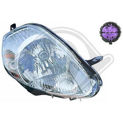 Diederichs Hauptscheinwerfer [Hersteller-Nr. 3456182] für Fiat, Abarth