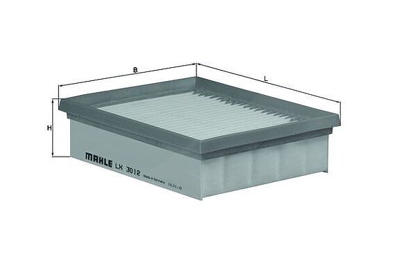 Mahle Luftfilter [Hersteller-Nr. LX3012] für Fiat, Suzuki
