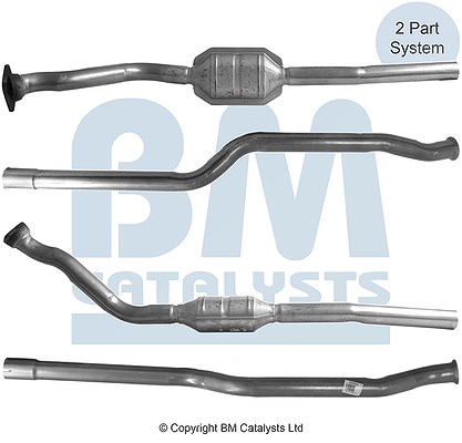 Bm Catalysts Katalysator inkl. Montagesatz [Hersteller-Nr. BM80039H] für Citroën