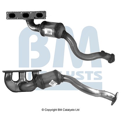 Bm Catalysts Katalysator inkl. Montagesatz [Hersteller-Nr. BM91455H] für BMW