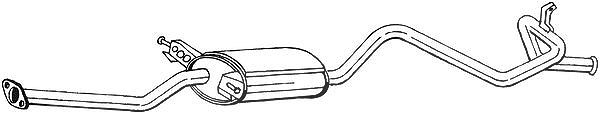 Bosal Endschalldämpfer [Hersteller-Nr. 288-217] für Mitsubishi