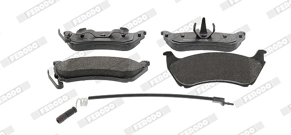 Ferodo Bremsbelagsatz, Scheibenbremse [Hersteller-Nr. FDB1608] für Mercedes-Benz