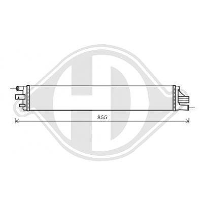 Diederichs Kühler, Motorkühlung [Hersteller-Nr. DCM2966] für Nissan, Opel, Renault
