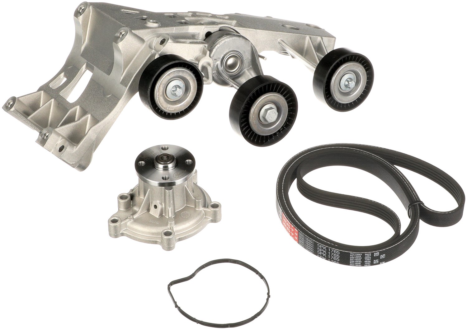 Gates Wasserpumpe + Keilrippenriemensatz [Hersteller-Nr. KP25PK1765] für Mercedes-Benz
