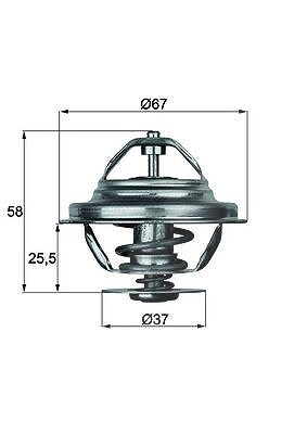 Mahle Thermostat, Kühlmittel [Hersteller-Nr. TX2080D] für Puch, Mercedes-Benz
