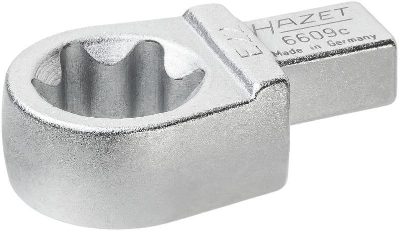 Hazet Einsteck TORX® Ringschlüssel - Einsteck-Vierkant 9x12 mm - E22 [Hersteller-Nr. 6609C-E22]