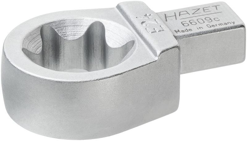 Hazet Einsteck TORX® Ringschlüssel - Einsteck-Vierkant 9x12 mm - E24 [Hersteller-Nr. 6609C-E24]