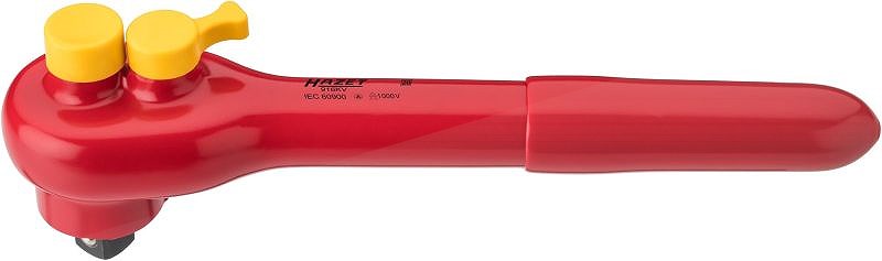 Hazet Umschaltknarre - schutzisoliert - Vierkant 12,5 mm (1/2 Zoll) [Hersteller-Nr. 916KV]