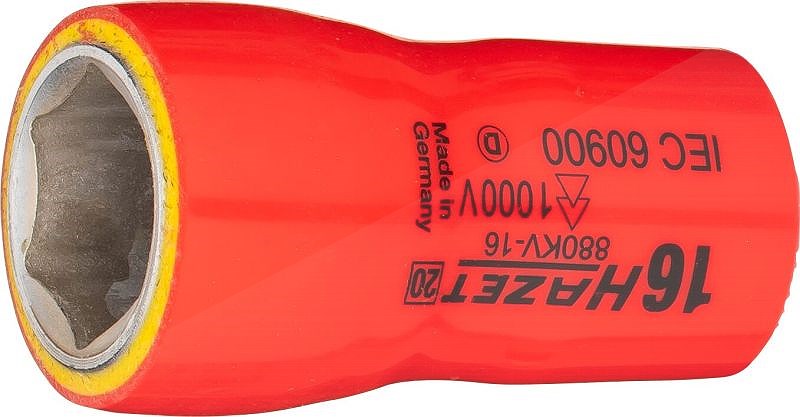 Hazet Steckschlüsseleinsatz - 3/8 - Sechskant-Tractionsprofil - 16mm [Hersteller-Nr. 880KV-16]