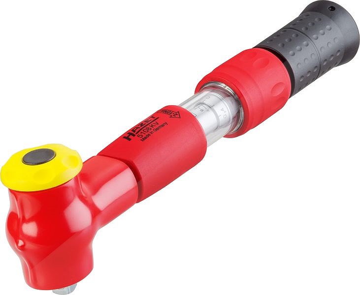 Hazet Drehmoment-Schlüssel - schutzisoliert - 2 - 10 Nm - 10 mm 3/8 [Hersteller-Nr. 5108KV]