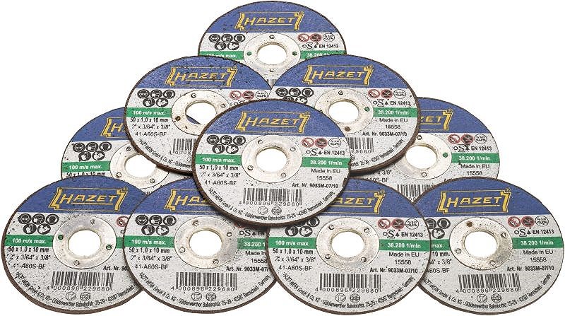Hazet Trennscheiben - ? 50 mm - Anzahl Werkzeuge: 10 [Hersteller-Nr. 9033M-07/10]
