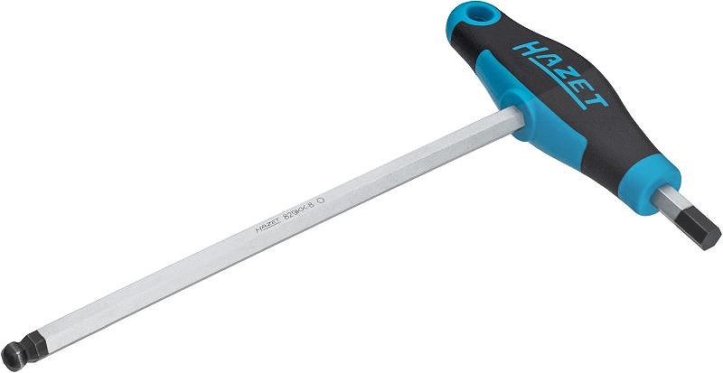 Hazet Schraubendreher - mit T-Griff - Innen-Sechskant Profil - 8 mm [Hersteller-Nr. 829KK-8]