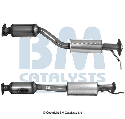 Bm Catalysts Katalysator mit Anbauteilen [Hersteller-Nr. BM91172H] für Mazda