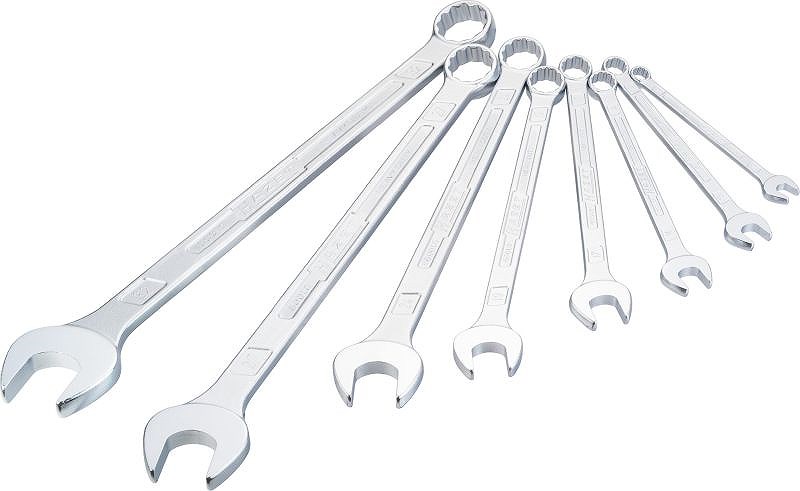 Hazet Ring-Maulschlüssel - extra lang - Doppel-Sechskant 10-32 - 8-tlg. [Hersteller-Nr. 600LG/8]