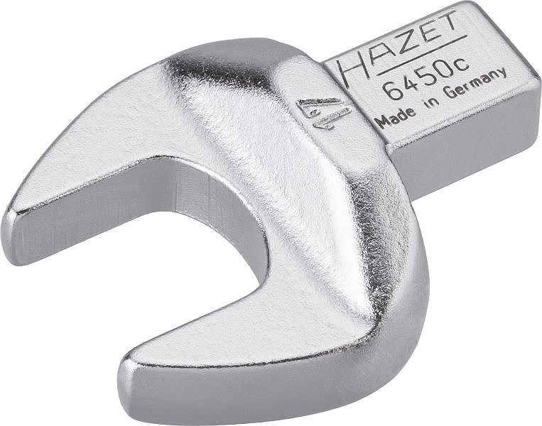 Hazet Einsteck-Maulschlüssel - Einsteck-Vierkant 9x12mm - 17mm [Hersteller-Nr. 6450C-17]