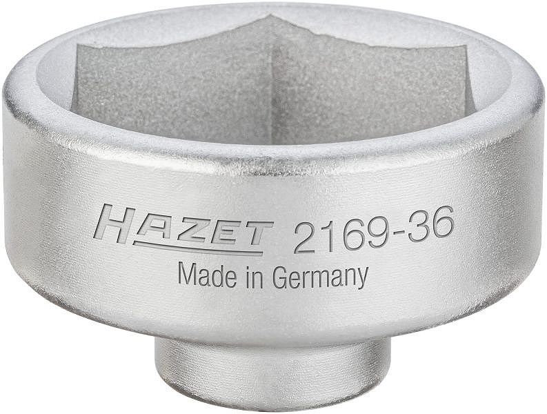 Hazet Ölfilter-Schlüssel - Vierkant 3/8 - Sechskant Profil - 50 mm [Hersteller-Nr. 2169-36]