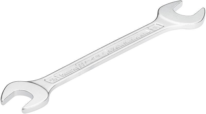 Hazet Doppel-Maulschlüssel - Außen-Sechskant Profil - 25/32 x 7/8 [Hersteller-Nr. 450NA-25/32X7/8VKH]