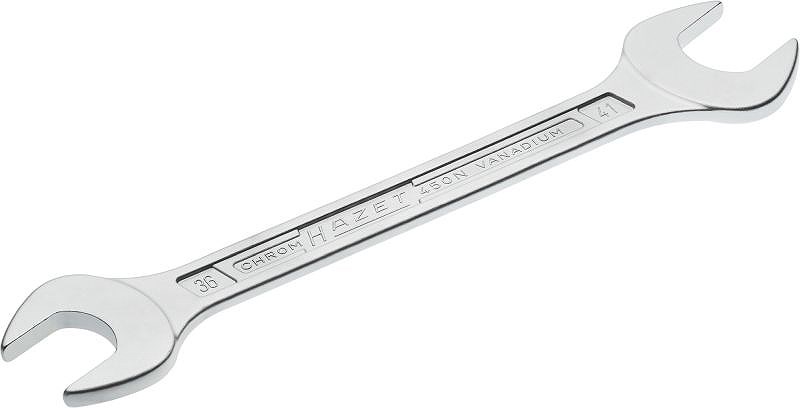 Hazet Doppel-Maulschlüssel - Außen-Sechskant Profil - 36 x 41 mm [Hersteller-Nr. 450N-36X41]