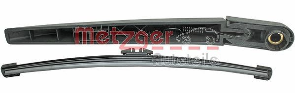 Metzger Autoteile Wischarm mit Kappe + Wischer hinten [Hersteller-Nr. 2190360] für Renault