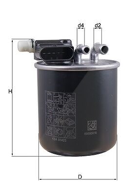 Knecht Kraftstofffilter [Hersteller-Nr. KL948] für Infiniti, Mercedes-Benz