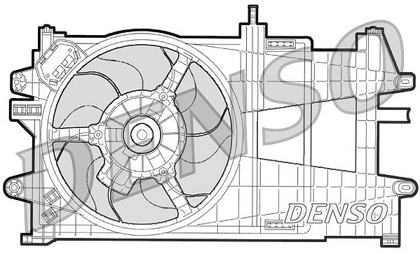 Denso Lüfter, Motorkühlung [Hersteller-Nr. DER09033] für Fiat