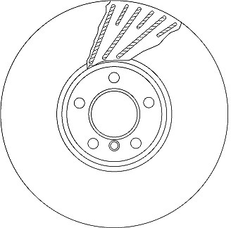 Trw 1x Bremsscheibe [Hersteller-Nr. DF6622S] für BMW