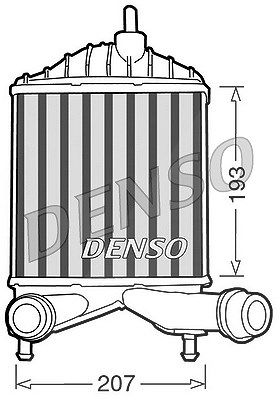 Denso Ladeluftkühler [Hersteller-Nr. DIT09101] für Citroën, Fiat, Lancia