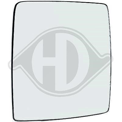 Diederichs Spiegelglas, Außenspiegel [Hersteller-Nr. 1813229] für Opel