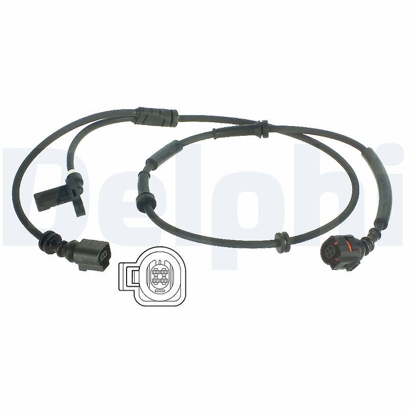 Delphi Sensor, Raddrehzahl [Hersteller-Nr. SS20122] für Seat, VW, Ford