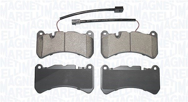 Magneti Marelli Bremsbelagsatz, Scheibenbremse [Hersteller-Nr. 363916061110] für Alfa Romeo