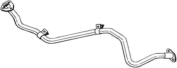 Bosal Abgasrohr [Hersteller-Nr. 888-411] für VW, Toyota