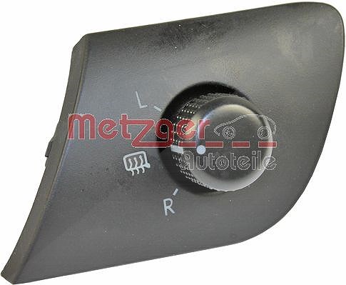 Metzger Autoteile Schalter, Spiegelverstellung [Hersteller-Nr. 0916370] für Skoda