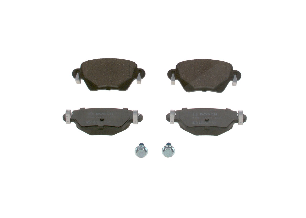Bosch Bremsbelagsatz, Scheibenbremse [Hersteller-Nr. 0986424671] für Renault