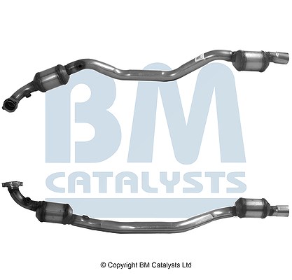Bm Catalysts Katalysator mit Anbauteilen links [Hersteller-Nr. BM91242H] für Mercedes-Benz