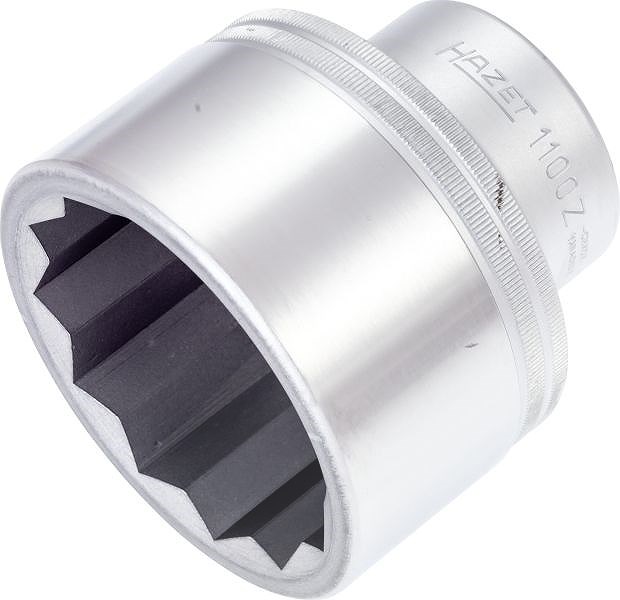 Hazet Steckschlüsseleinsatz - 1 - Doppel-Sechskant Profil - 70 mm [Hersteller-Nr. 1100Z-70]