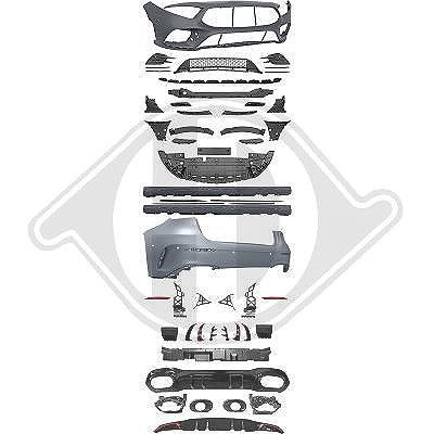 Diederichs Stoßfänger [Hersteller-Nr. 1683350] für Mercedes-Benz