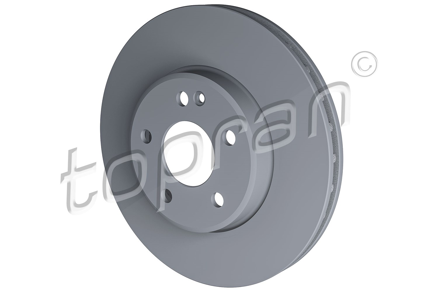 Topran Bremsscheibe Vorderachse Belüftet [Hersteller-Nr. 408554] für Mercedes-Benz