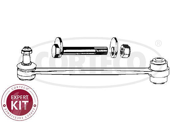 Corteco Lenker, Radaufhängung [Hersteller-Nr. 49396117] für Mercedes-Benz