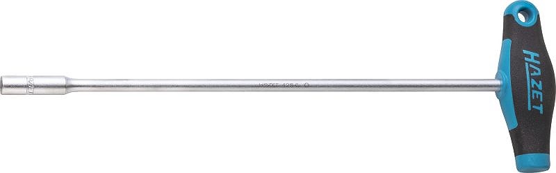Hazet Steckschlüssel - mit T-Griff - Außen-Sechskant Profil - 6 mm [Hersteller-Nr. 428-6]