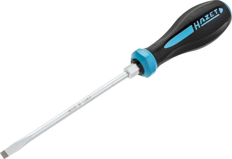 Hazet Schraubendreher HEXAnamic® - Schlitz Profil - 1.2 x 6.5 mm [Hersteller-Nr. 802-65]